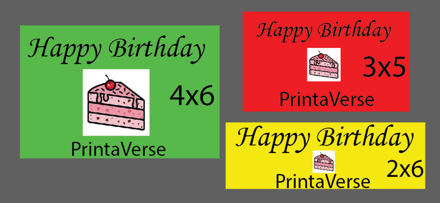 Custom Printed Banners