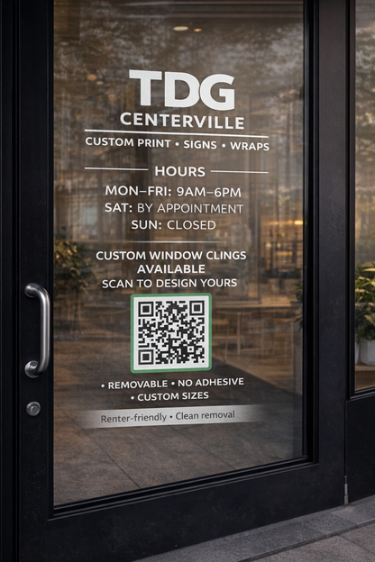 Store Front Door Graphics