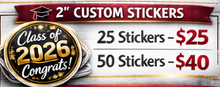 Graduation 2in Custom Stickers
