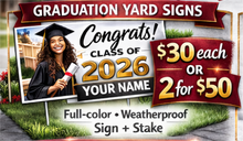Graduation Yard Signs 18x24